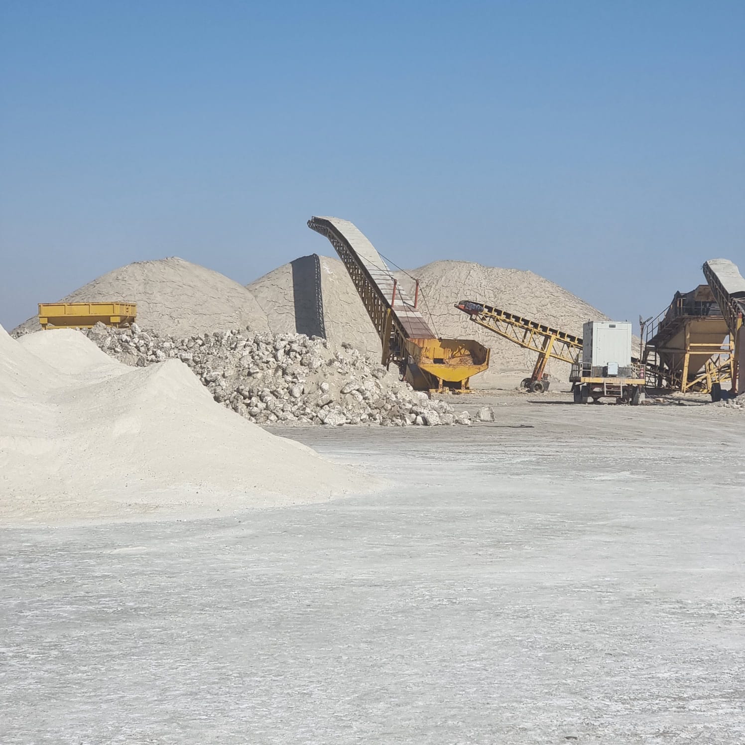 Bulk material yard